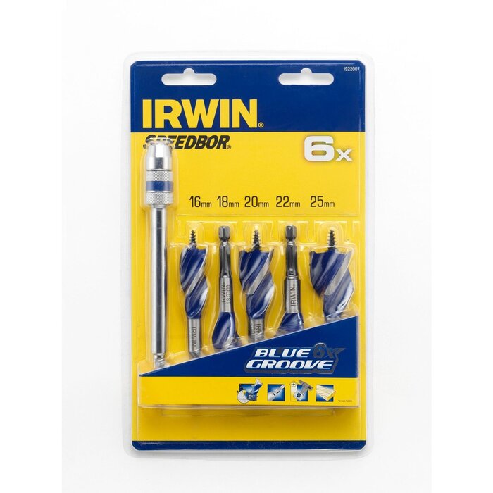 IRWIN Set IR Blue Groove 6X 5PCS, incl. Extension