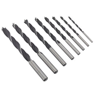 Set Houtspiraalboren Bradpoint 8PCS, 3-10mm