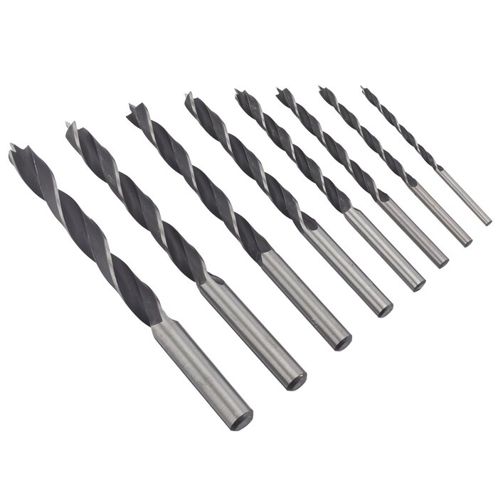 IRWIN Set Houtspiraalboren Bradpoint 8PCS, 3-10mm
