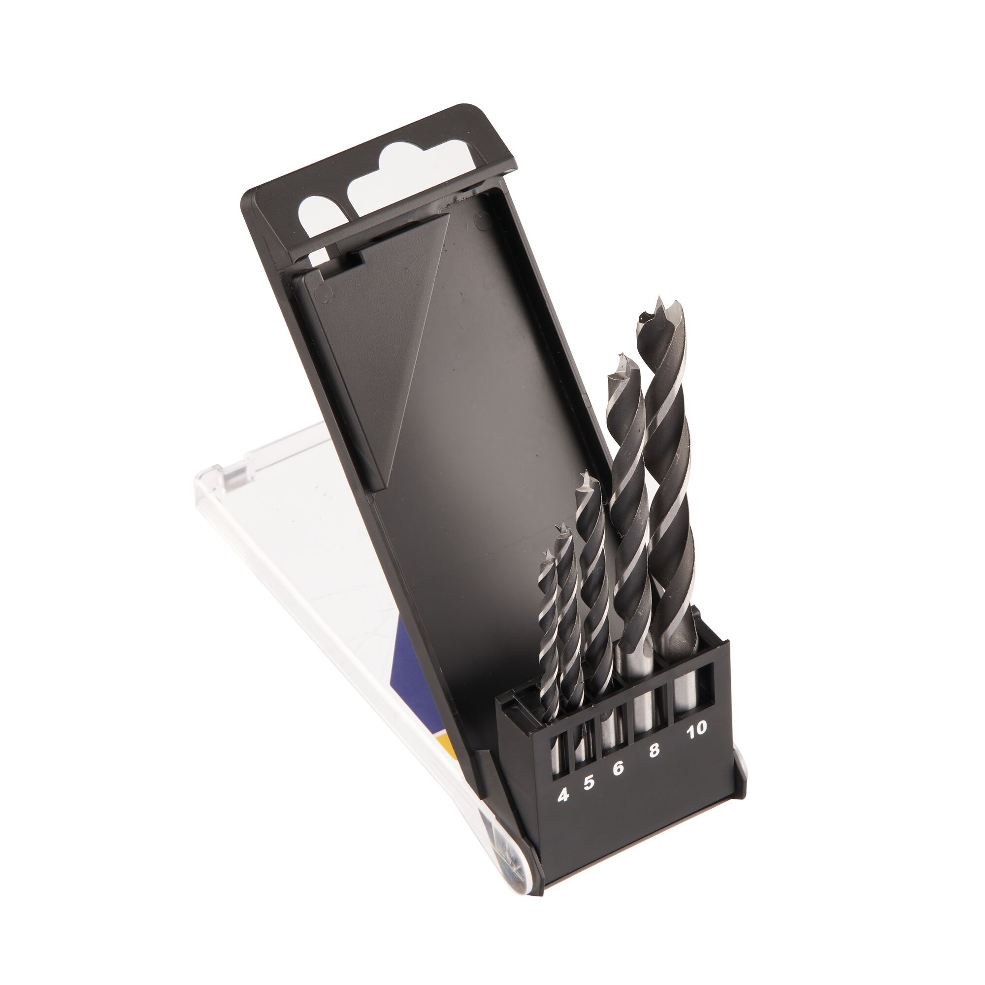 IRWIN Set Houtspiraalboren Brad point 5PCS, 4-10mm