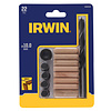IRWIN DeuvelSet 22PCS, 16 deuvels 10mm, houtboor 10mm, 4 centreerpunten, 1 dieptestop