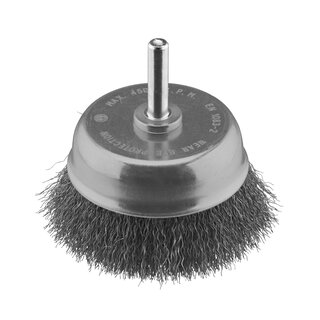 Komstaaldraadborstel (boormachine) voor metaal, beton - fijn, diameter 75mm.