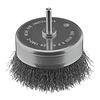 Komstaaldraadborstel (boormachine) voor metaal, beton - grof, diameter 80mm.
