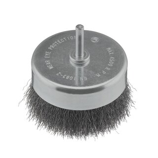 Komstaaldraadborstel (boormachine) voor metaal, beton - fijn, diameter 80mm.