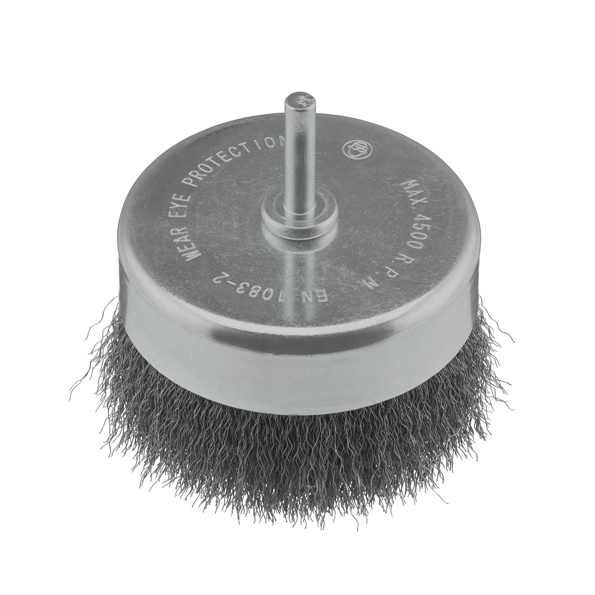 IRWIN Komstaaldraadborstel (boormachine) voor metaal, beton - fijn, diameter 80mm.