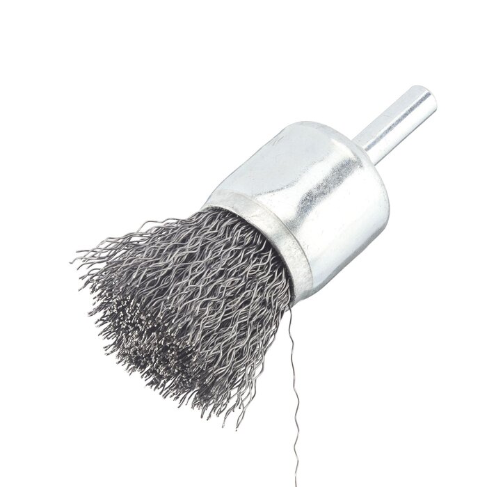 IRWIN Komstaaldraadborstel (boormachine) voor metaal, beton - fijn, diameter 25mm.