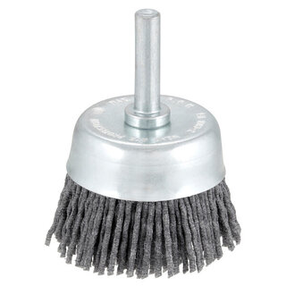 Nylondraadborstel (boormachine) voor hout - fijn, komvormig, diameter van 50mm.