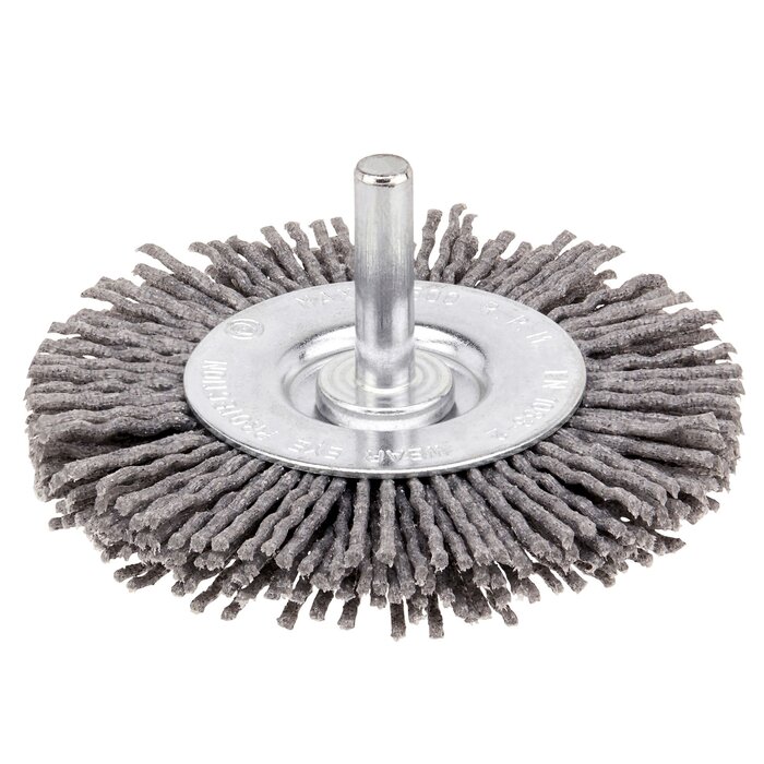 IRWIN Nylondraadborstel (boormachine) voor hout, diameter van 75mm. Dikte: 10mm.