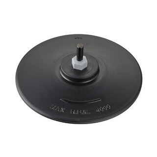 Steunschijf (boormachine) met klittenband, diameter 125mm