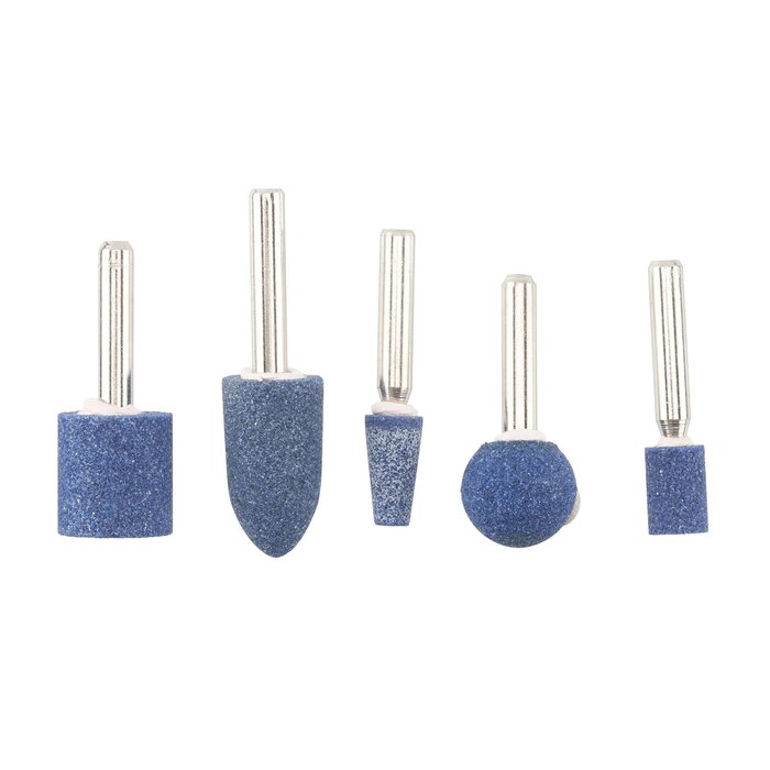 IRWIN Set slijpstenen 5PCS (boormachine) voor metaal, keramiek, pvc, koper, as 6mm