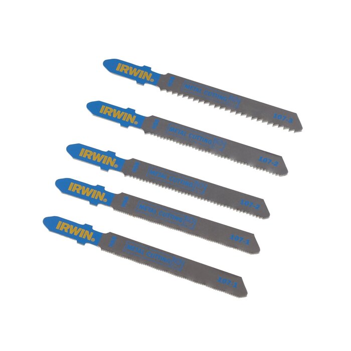 IRWIN Set decoupeerzaagbladen 5PCS Metaal - 0.8-6mm