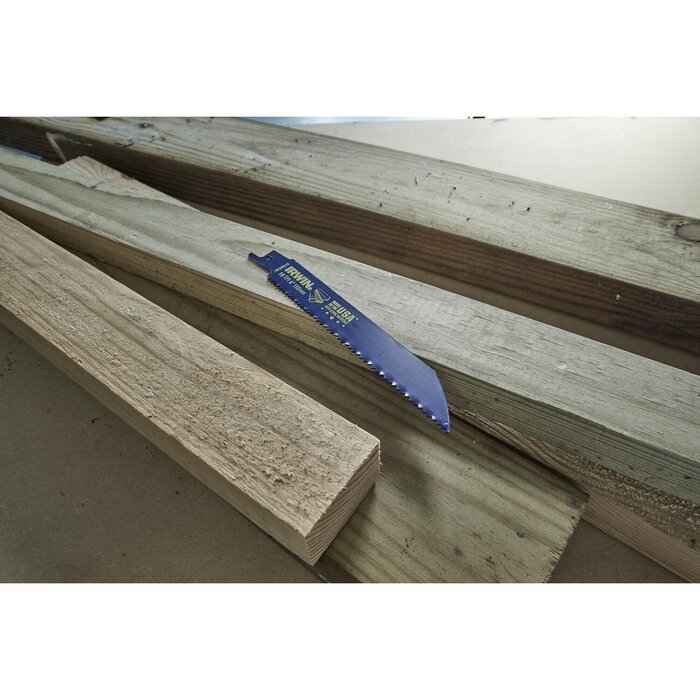 IRWIN Reciprozaagblad 150mm 10TPI, metaal- en houtzagen - 5 Stuks