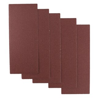 Set Schuurstroken 50PCS 1/2 115x280mm met klem, geen perfo, 15x K60, 20x K100 en 15x K150