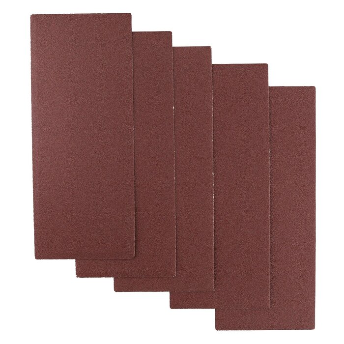 IRWIN Set Schuurstroken 50PCS 1/2 115x280mm met klem, geen perfo, 15x K60, 20x K100 en 15x K150