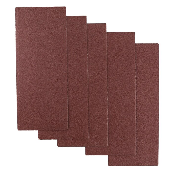 IRWIN Set Schuurstroken 50PCS 1/2 115x280mm met klem, geen perfo, 15x K60, 20x K100 en 15x K150