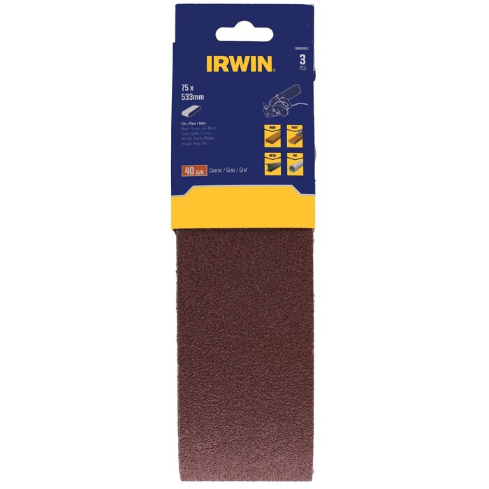 IRWIN Schuurband 3PCS 75x533mm K40