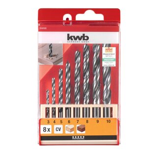 KWB Houtspiraalborenset 8-delig