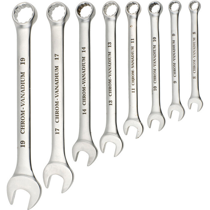 KWB 8-Delig Steek-Ringsleutelset 8-19