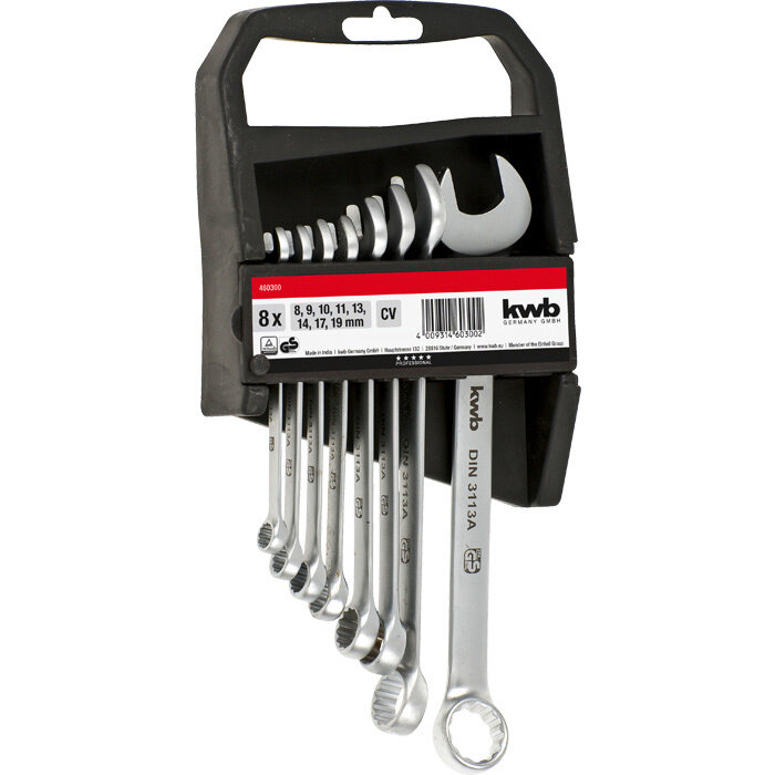 KWB 8-Delig Steek-Ringsleutelset 8-19