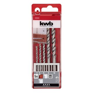 KWB Steenborenset 4-10mm - 5-delig