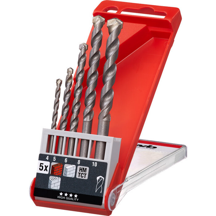 KWB Steenborenset 4-10mm - 5-delig