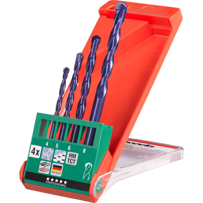 KWB Gresborenset 4-8mm 4-delig