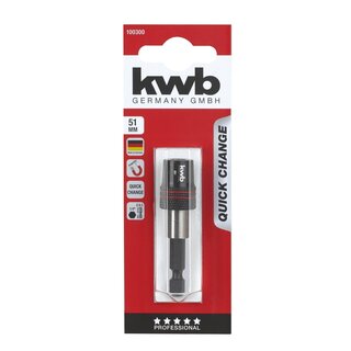 KWB Snelwisselbithouder messing 1/4''