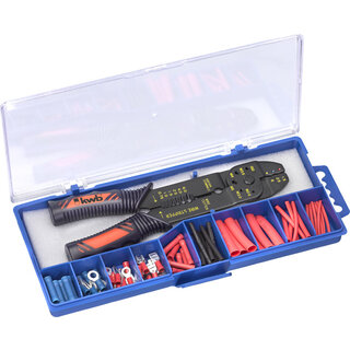 KWB Kabelschoen en krimpkous set - 91-delig