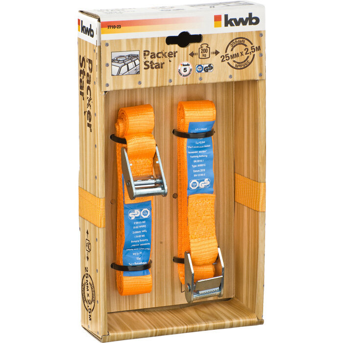 KWB Spanband Met Klemsluiting 2,5m x 25mm