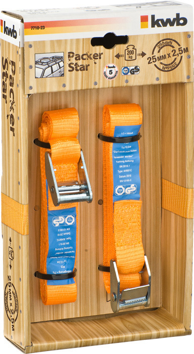 KWB Spanband Met Klemsluiting 2,5m x 25mm