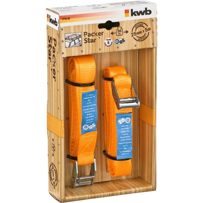 KWB Spanband Met Klemsluiting 5m x 25mm