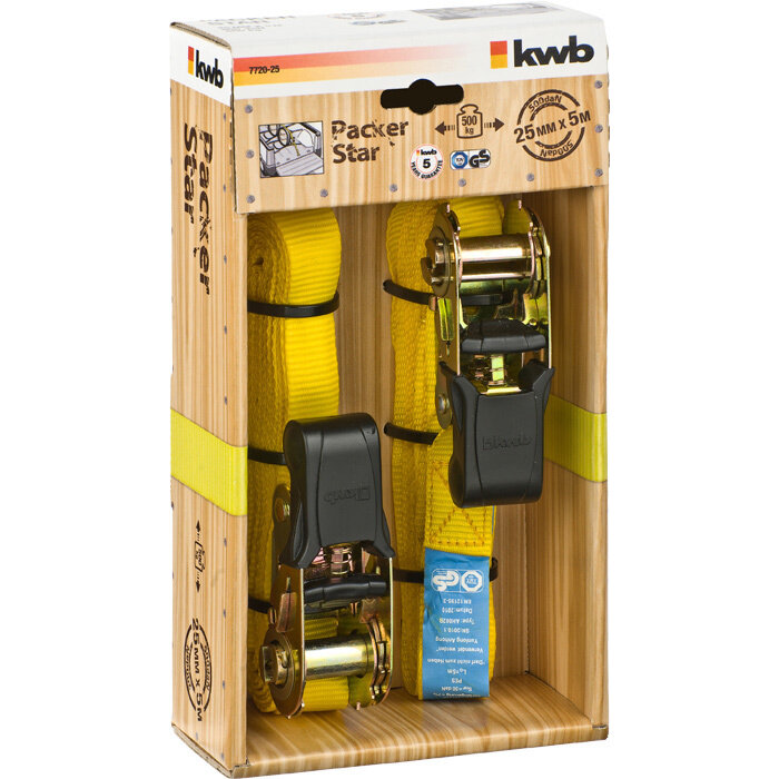 KWB Spanband Met Ratel 5m x 25mm