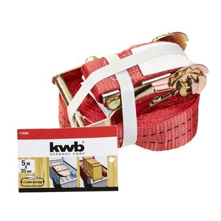 KWB Spanband Met Ratel 5m x 35mm