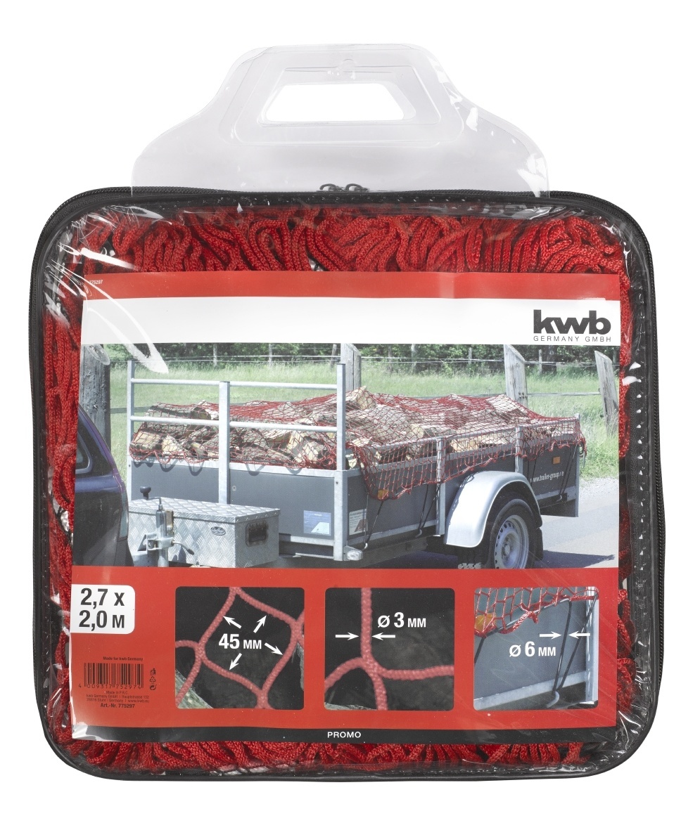 KWB Aanhangwagennet 2,7m x 2,0m