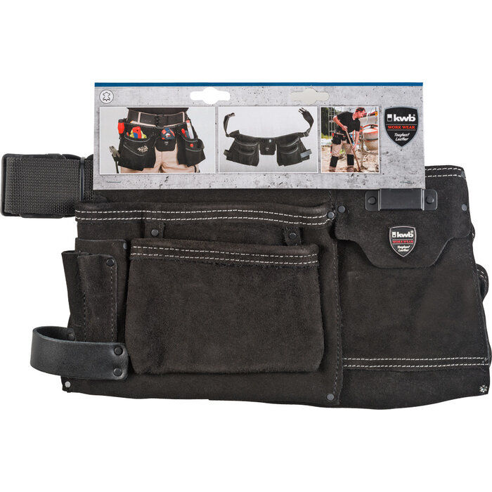 KWB Gereedschapsriemtas 2-delig Leer