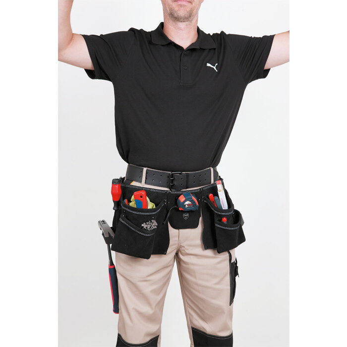 KWB Gereedschapsriemtas 2-delig Leer