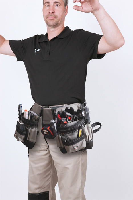 KWB Gereedschapsriemtas met Nylonriem 2-delig