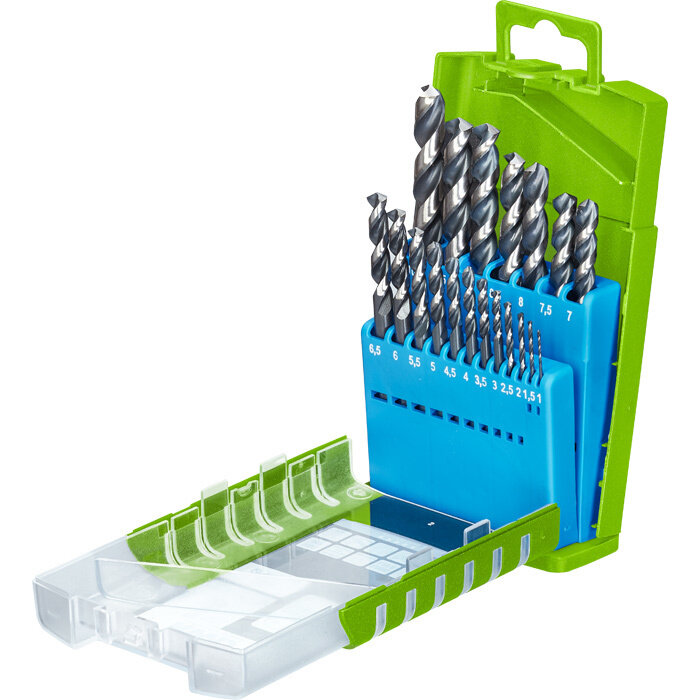 KWB HI-NOX HSS Metaalboren set 19-delig