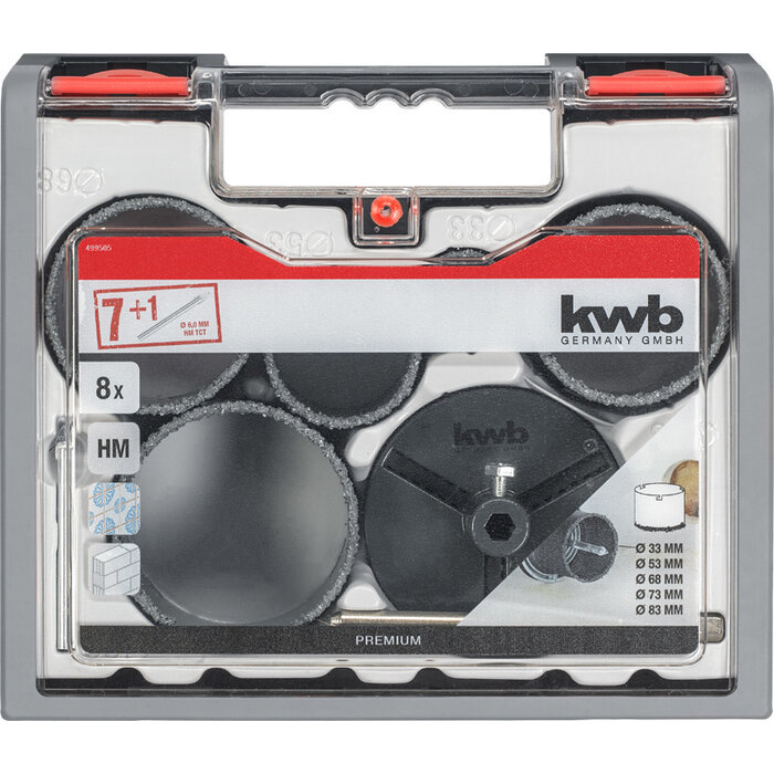 KWB Gatenzaagset, HM 8-delig