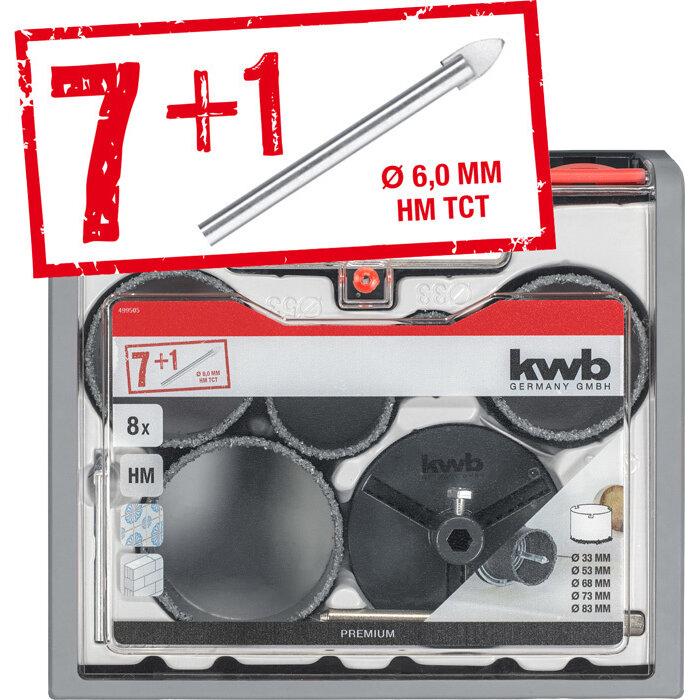 KWB Gatenzaagset, HM 8-delig