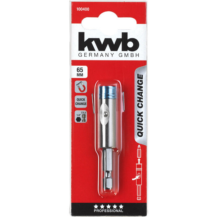 KWB QUICK CHANGE Bithouder 1/4"