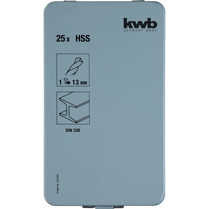 KWB HSS Spiraalborenset 25-Delig