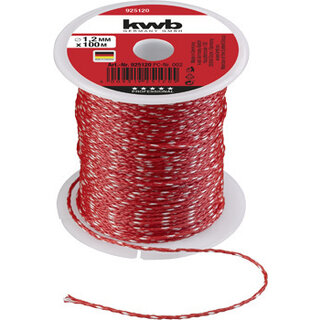 KWB Metselkoord rood 1,2mm x 100m1