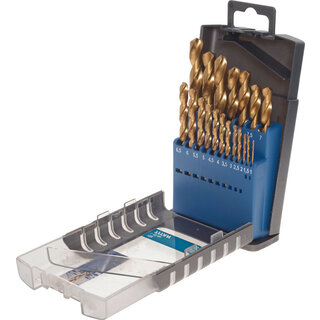 KWB TITAAN HSS-Spiraalborenset 19-Delig