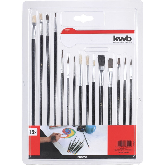 KWB Penselenset 15-Delig