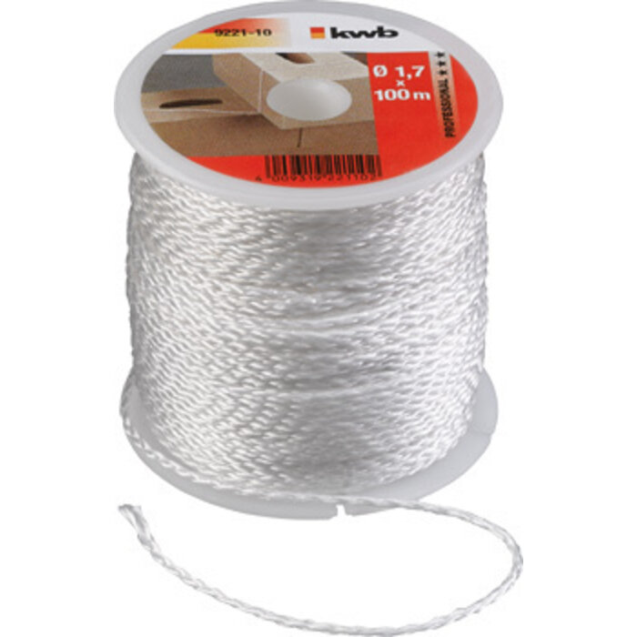 KKWB Metselkoord Wit 2mm x 100m1