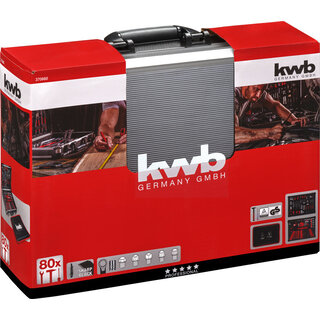 KWB Gereedschapskoffer 80-dlg Aluminium Koffer