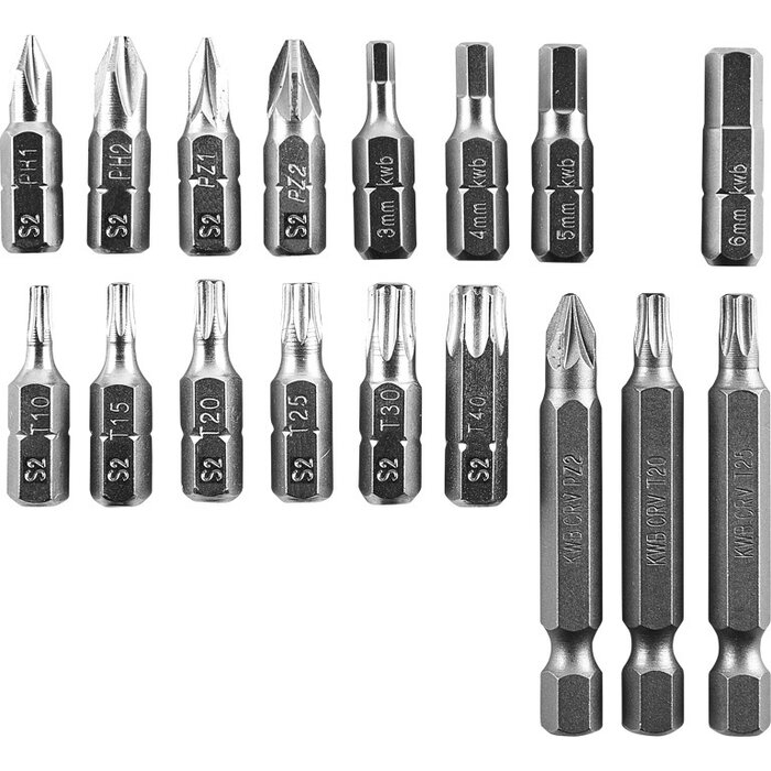 KWB Gereedschapskoffer 80-delig in Aluminium Koffer