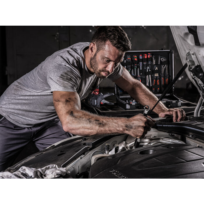 KWB Gereedschapskoffer 80-delig in Aluminium Koffer