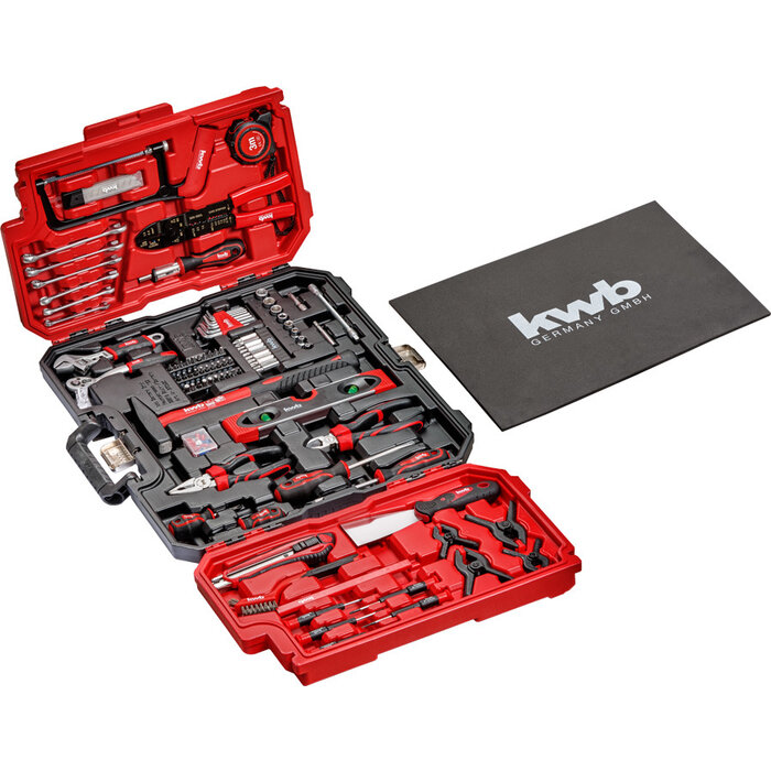 KWB Gereedschapskoffer 125-delig in E-case